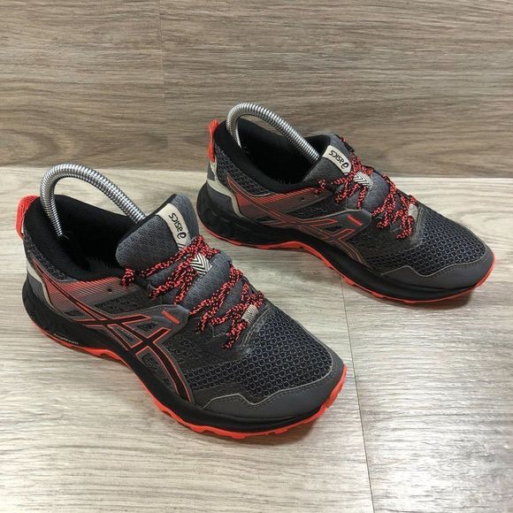 Asics Shoes Womens Asicsgelsonoma Amplifoam Blackorange Running